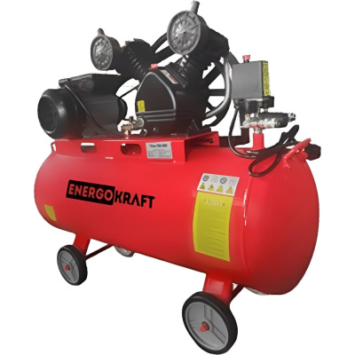 Компрессор ENERGOKRAFT Titan-100/600, 3.2кВт, 100л, 600 л/мин
