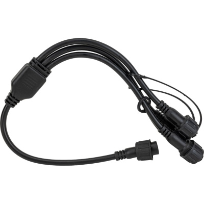 Разветвитель TEAMPROF 2 pin, 1-3, чёрный TPF-SC2/1-3-B