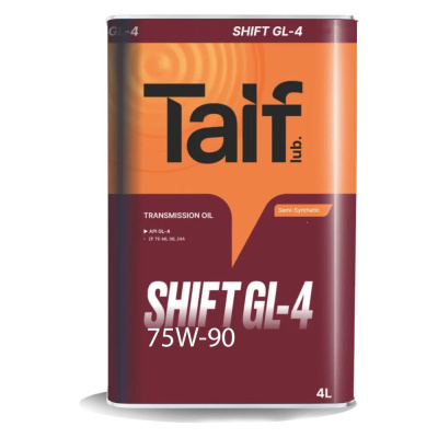 Автомобильное масло TAIF SHIFT GL-4 75W-90 4 л