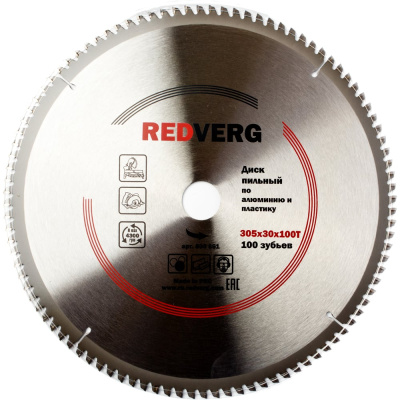 Диск пильный (305х30/25.4 мм; 100 зубьев) REDVERG
