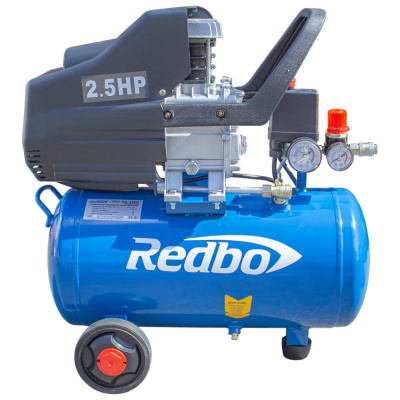 Компрессор масляный Redbo ACO-25/1600 коаксиальный, 1,6кВт, 198л/мин, 25л