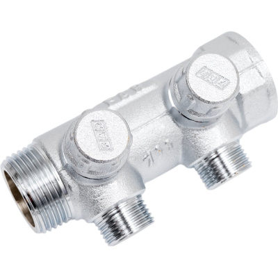Запорный коллектор с 2 отводами FAR 1" 1/2" НР FK 3860 112