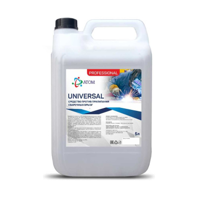 Антиспаттер от прилипания брызг сварки АТОМ Universal 5л.
