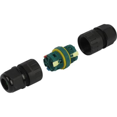 Коннектор ЭРА NO-224-673 кабельный прямой 3Pin 0.5-2.5 мм2 безвинтовой IP68