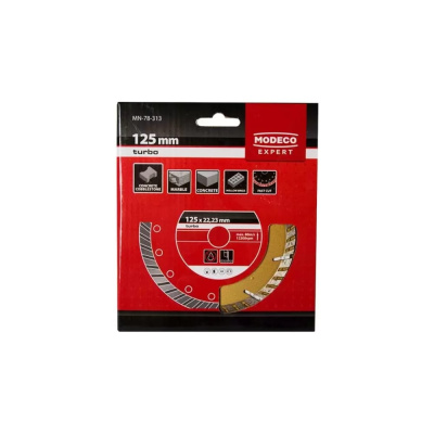 Диск алмазный сегментный MODECO TURBO,125мм