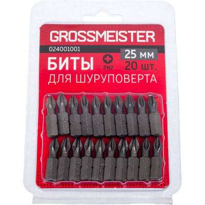 Биты для шуруповерта GROSSMEISTER