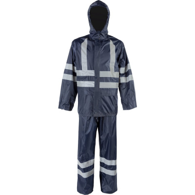 Влагозащитный костюм 2Hands повышенной видимости, синий, 2XL