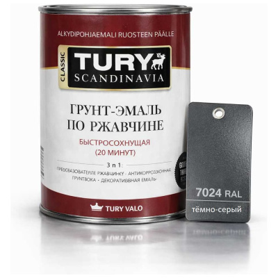 Краска по металлу TURY МС-102