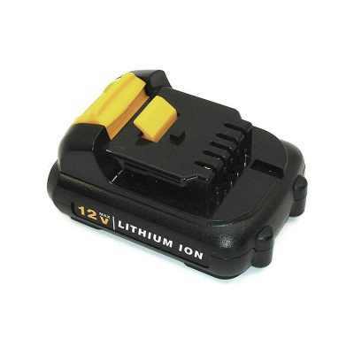 Аккумулятор AMPERIN для Dewalt DCB123, DCB127, DCB120, DCB121, DCB125, 12V, 2.0Ah, Li-Ion
