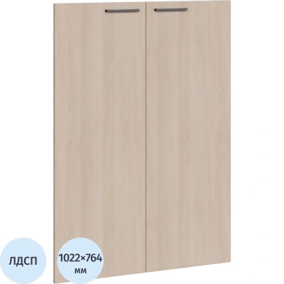 Двери низкие К-Loft 2 шт. 241H006 764х1022 дуб скандинав