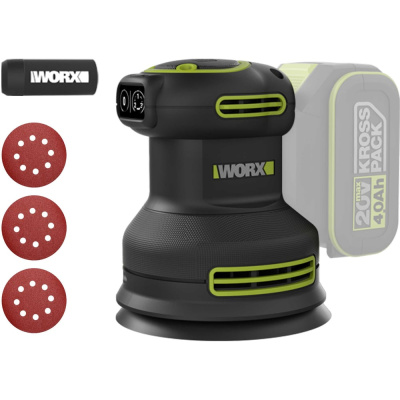 Аккумуляторная орбитальная шлифовальная машина WORX Professional