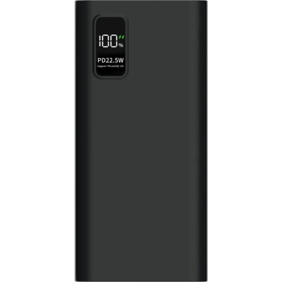 Внешний аккумулятор PERO PB07 30000 mAh, Li-Pol, output USB-C + 4 USB-A, черный PB07BL