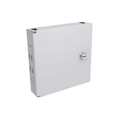 Кросс оптический настенный KOSCAB Мини, укомплектованный, 2 порта LC/UPC duplex, 50/125 мкм (планка, ложемент, пигтейлы