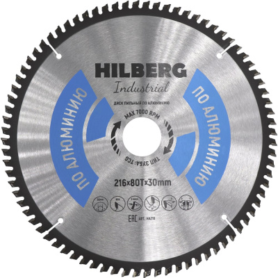 Пильный диск по алюминию Hilberg Hilberg Industrial HA216