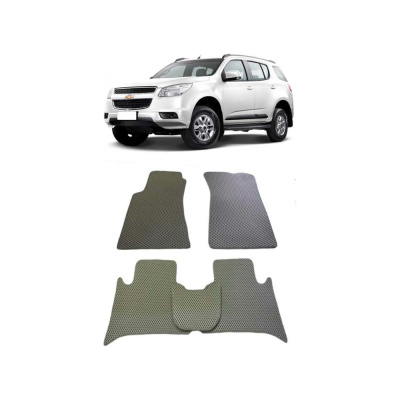 Ковры в салон автомобиля Eva Smart chevrolet trailblazer ii 2012 - 2016 эва сота чёрные c черной окантовкой