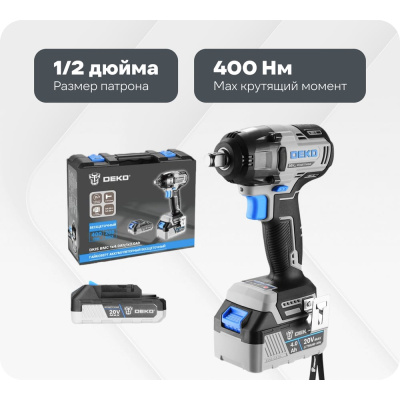 Гайковерт аккумуляторный бесщеточныйDEKODKIS BMC 1x4.0Ah;1x2.0Ahпредназначен для закручивания/ослабления болтов и гаек