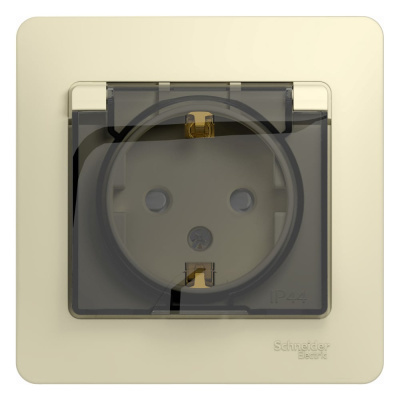 Одноместная розетка Systeme Electric Glossa GSL000248