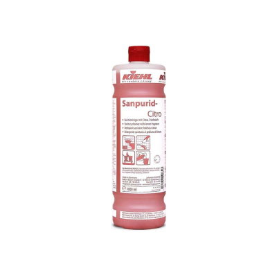 Кислотное ср-во для интенсивной уборки с лимонным запахом KIEHL Johannes KG Sanpurid-Citro 1 л