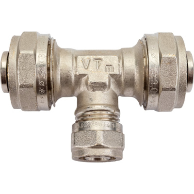Обжимной тройник VALTEC 26х16х26