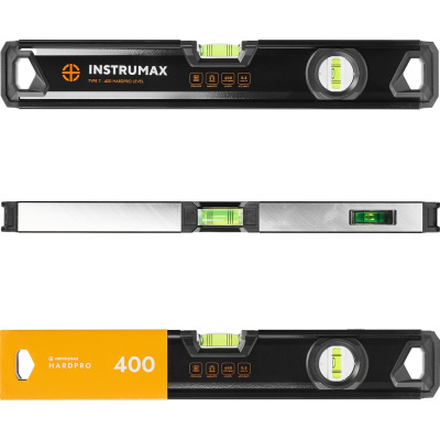 Уровень противоударный, магнитный INSTRUMAX HARDPRO 400