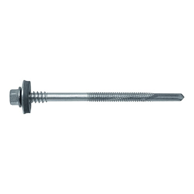 Винт для сэндвич-панелей Fasty sd12 sp 5.5x160 мм, Magnisilver 1000h, 100 шт.