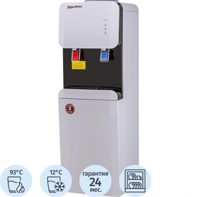 Кулер для воды Aqua Work 105 LDR, 700Вт, (белый)