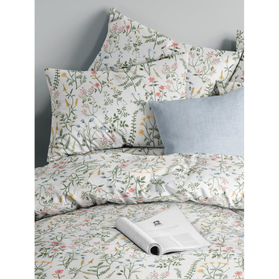Комплект постельного белья Guten Morgen Бязь, рис.1167, Gardenia 1.5 спальный с нав. 70x70 см GMБ-1167-143-150-70