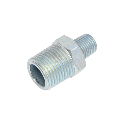 Переходник соединительный с двойной наружной резьбой 1/2" - 1/4" SAMOA