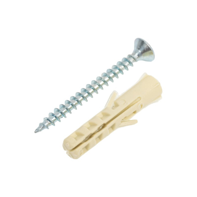Дюбель SORMAT NAT, 6x30, шуруп 4,0x40, 50 шт