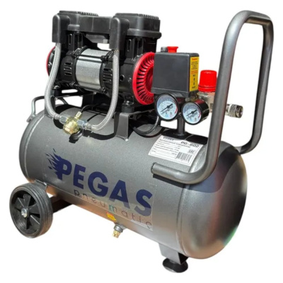 Малошумный компрессор Pegas pneumatic PG-802 проф