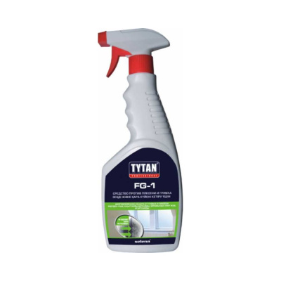 Антисептик-спрей против грибка и плесени TYTAN PROFESSIONAL fg-1 500 мл