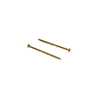 Конструкционный саморез по дереву HIMTEX желтый потайной NORM Torx 30 6x260 (100 шт.) fix
