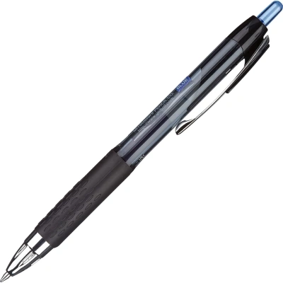 Ручка гелевая автомат. Uni Signo 0,4мм синий UMN-207,манж