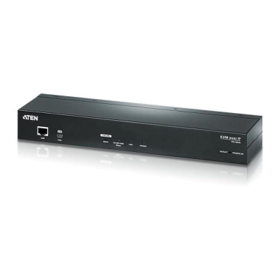Коммутатор KN1000A-AX-G ATEN Однопортовый KVM с доступом по IP и встроенным однопортовым переключателем питания