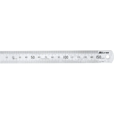 Линейка измерительная 150х19 мм металлическая Micron 42158
