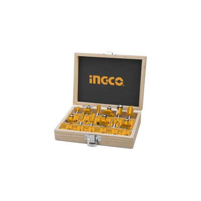 Набор фрез (12 шт; хв-к 12 мм) INGCO