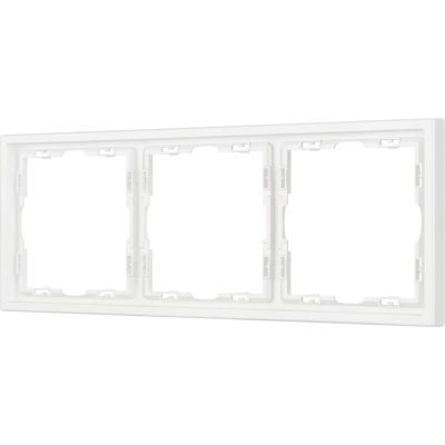 Рамка Arlight пластиковая FRM-NOBE-SFPL-3-WH 1шт