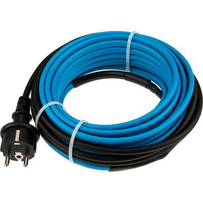 Саморегулирующийся греющий кабель на трубу REXANT 15MSR-PB 10M 51-0620