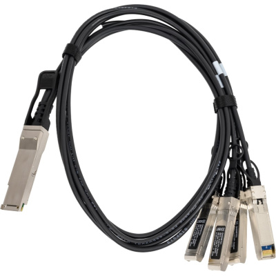 Кабель XBIT QSFP+ 40G Breakout DAC 4xSFP+ 1м