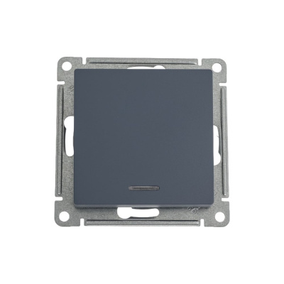 1-клавишный переключатель Systeme Electric AtlasDesign Грифель с подсветкой, сх.6а SE