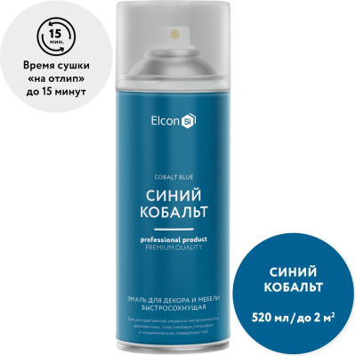 Быстросохнущая краска для предметов декора Elcon 00-00462265