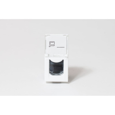 Информационная розетка SPL UTP 1хRJ45 22,5x45 cat.5e, 20 шт