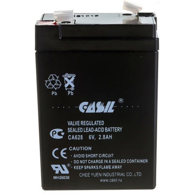 Аккумуляторная батарея CASIL CA628 6 В, 2.8 Ач