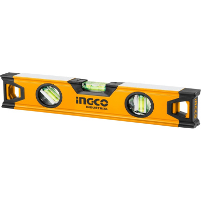Алюминиевый фрезерованный уровень INGCO INDUSTRIAL 300 мм
