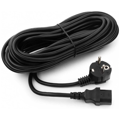 Кабель питания Cablexpert Schuko-C13, 10м, 3x1кв.мм, черный, с заземлением, пакет