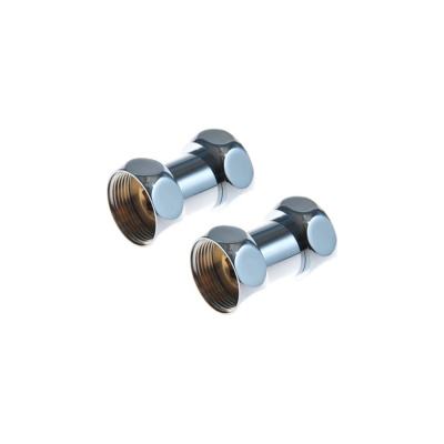 Прямое соединение для полотенцесушителя SG г/г 3/4"х3/4", хром