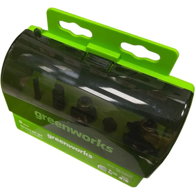 Набор фрез Greenworks с хвостовиком (1/4"") 6,35 мм (5 шт.) для кромочных фрезеров по дереву