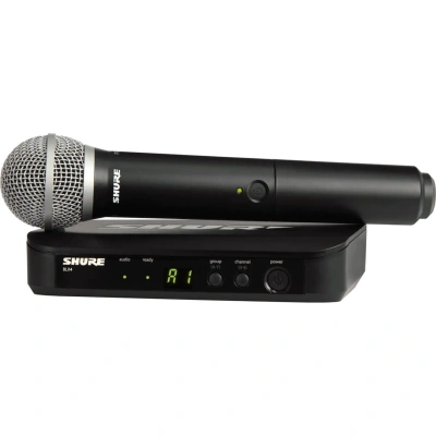Радиосистема Shure BLX24E/ BLX24E/PG58-M17,одноканаль с ручным передатчиком