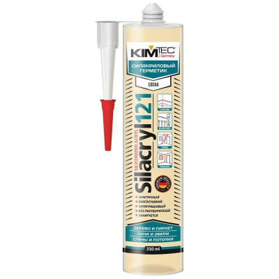 Силакриловый герметик KIM TEC Silacryl 121 сосна, 310 мл