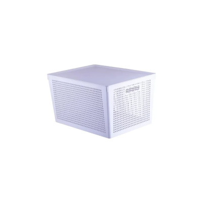 Корзинка ПОЛИМЕРБЫТ TRAYMIX с крышкой, 415x310x235 мм, 25 л